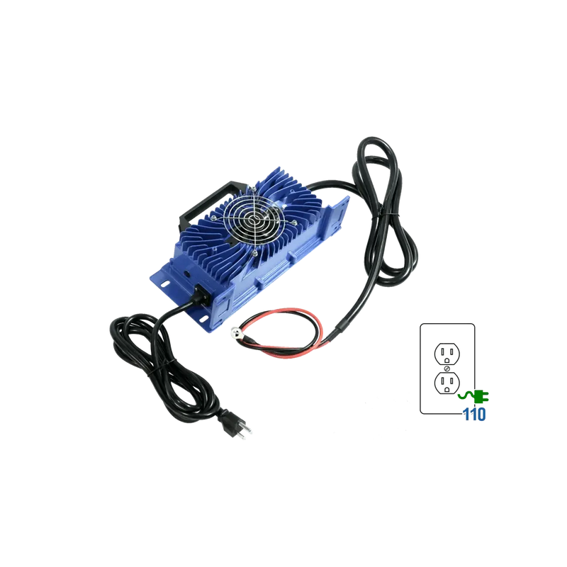 BigBattery 48V 110V AC 20A IP65 Blue Charger