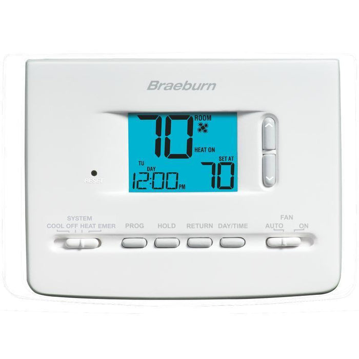 Braeburn Builder 2220NC 2 Heat / 1 Cool Universal Programmable Thermostat - B2220NC  Mini Split Systems Direct