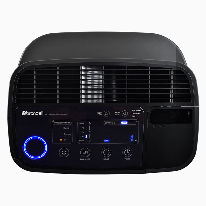 Brondell Revive TrueHEPA Air Purifier + Humidifier - PR50-B-PR50-W  Mini Split Systems Direct