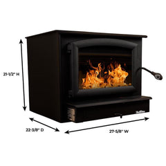 Buck Stove Model 74 Wood Burning Stove | Non-Catalytic | Blower Included | Heats Up to 2,600 Sq Ft | EPA Certified - FP 74-FP 74G-FP 74P  Mini Split Systems Direct
