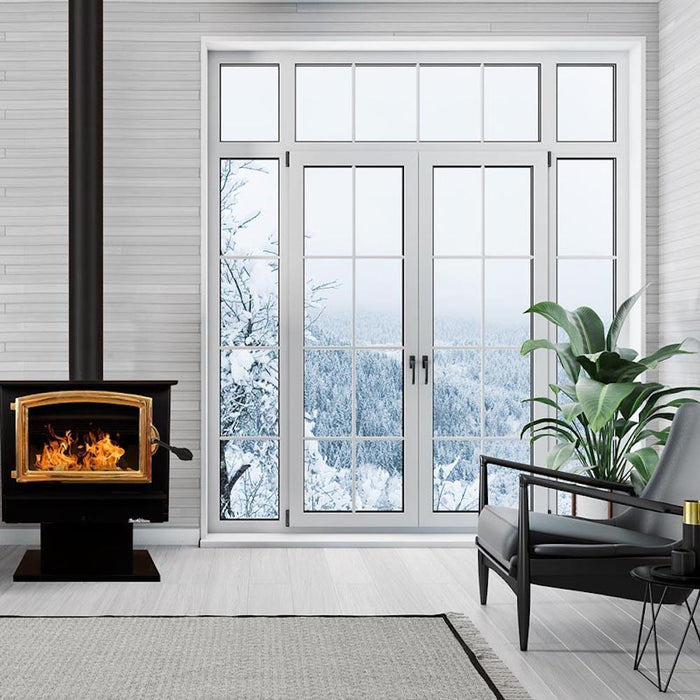 Buck Stove Model 74 Wood Burning Stove | Non-Catalytic | Blower Included | Heats Up to 2,600 Sq Ft | EPA Certified - FP 74-FP 74G-FP 74P  Mini Split Systems Direct