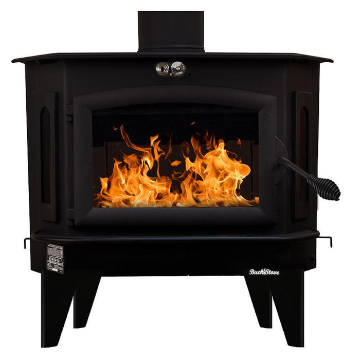 Buck Stove Model 91 Catalytic Wood Stove | EPA Certified | Heats Up to 3,200 Sq Ft | Made in USA - FP 91-FP 91G-FP 91P  Mini Split Systems Direct