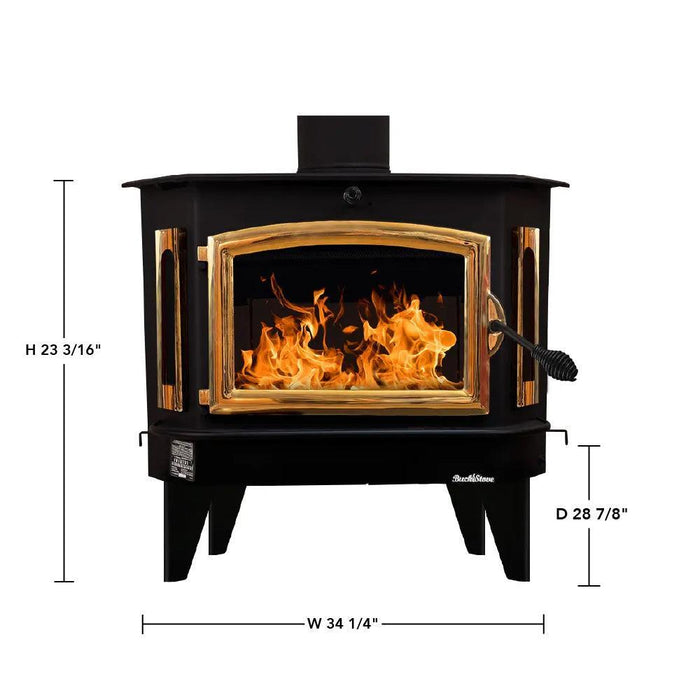 Buck Stove Model 91 Catalytic Wood Stove | EPA Certified | Heats Up to 3,200 Sq Ft | Made in USA - FP 91-FP 91G-FP 91P  Mini Split Systems Direct