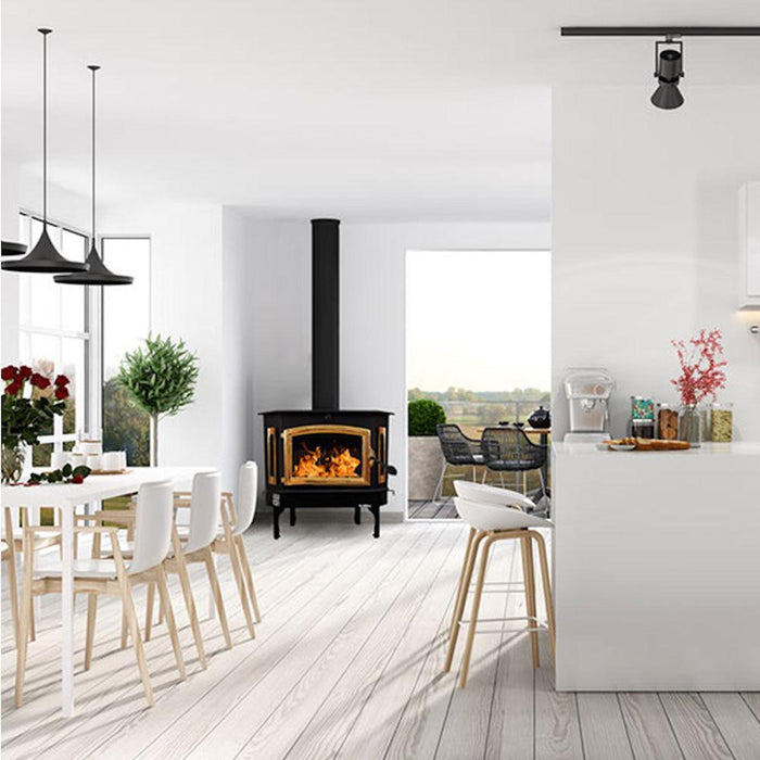 Buck Stove Model 91 Catalytic Wood Stove | EPA Certified | Heats Up to 3,200 Sq Ft | Made in USA - FP 91-FP 91G-FP 91P  Mini Split Systems Direct
