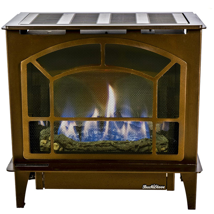 Buck Stove Townsend II Vent-Free Gas Stove | Propane or Natural Gas | Efficient Zone Heating - NV S-TOWNSEND BLK-NG-NV S-TOWNSEND BLK-LP-NV S-TOWNSEND GY-NG-NV S-TOWNSEND GY-LP-NV S-TOWNSEND VC-NG  Mini Split Systems Direct