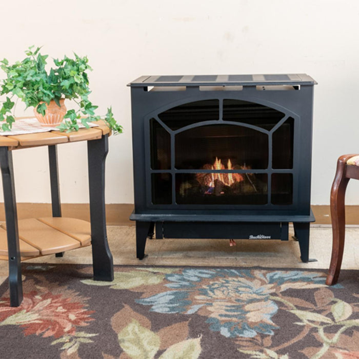 Buck Stove Townsend II Vent-Free Gas Stove | Propane or Natural Gas | Efficient Zone Heating - NV S-TOWNSEND BLK-NG-NV S-TOWNSEND BLK-LP-NV S-TOWNSEND GY-NG-NV S-TOWNSEND GY-LP-NV S-TOWNSEND VC-NG  Mini Split Systems Direct