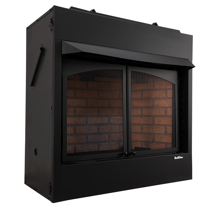Buck Stove ZCBB Vent-Free Firebox Enclosure | Natural Gas | 36-Inch Zero-Clearance Fireplace Box | Up to 40,000 BTU - NV ZCBB  Mini Split Systems Direct