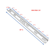 Pioneer® Folding Mounting Bracket for Mini Split Unit with Leveler