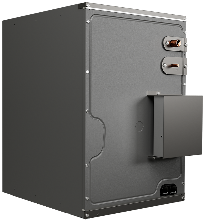 Goodman 5 Ton 16.5 SEER2 R-32 Dual Fuel System | GZV7SA6010 | CAPEA6030D3 | GDVT960804CN | 24½" Cabinet Width Upflow/Downflow Coil | 80,000 BTU/h 96.0% AFUE Downflow/Horizontal Natural Gas Two-Stage Furnace