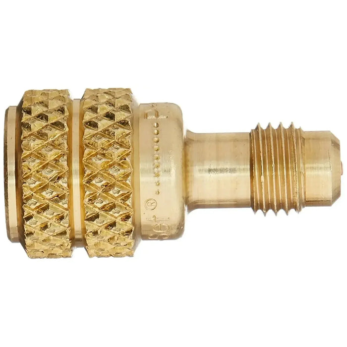 CPS AD87 Low-Side Adapter - 5/16" (1/2"-20) Female x 1/4" Male Adapter with Core and Depressor - AD87  Mini Split Systems Direct
