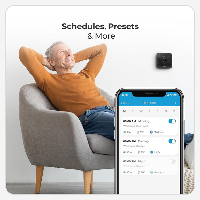 Cielo Breez Max Mini Split Thermostat with WiFi - BM101WA  Mini Split Systems Direct