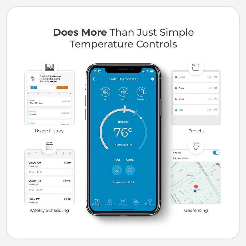 Cielo Smart Thermostat - CT101WA  Mini Split Systems Direct