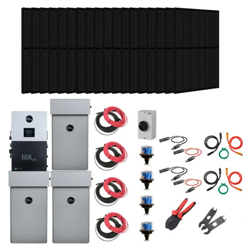 Complete Hybrid Solar Kit - EG4 PowerPro ESS | 12 kW AC Output | Up To 45 kWh Battery Backup [Kit-E0007] - KIT-E0007-28-1-1-KIT-E0007-28-1-2-KIT-E0007-28-2-1-KIT-E0007-28-2-2-KIT-E0007-28-3-1  Mini Split Systems Direct