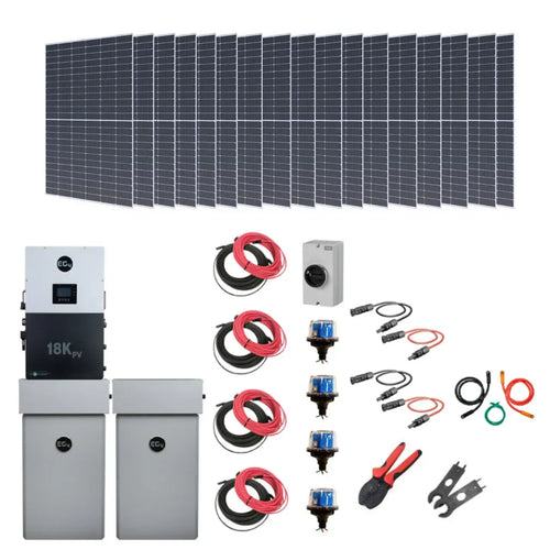 Complete Hybrid Solar Kit - EG4 PowerPro ESS | 12 kW AC Output | Up To 45 kWh Battery Backup [Kit-E0007] - KIT-E0007-28-1-1-KIT-E0007-28-1-2-KIT-E0007-28-2-1-KIT-E0007-28-2-2-KIT-E0007-28-3-1  Mini Split Systems Direct