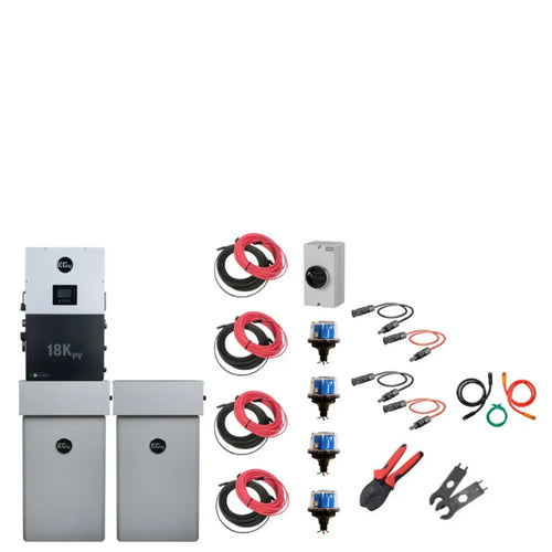 Complete Hybrid Solar Kit - EG4 PowerPro ESS | 12 kW AC Output | Up To 45 kWh Battery Backup [Kit-E0007] - KIT-E0007-28-1-1-KIT-E0007-28-1-2-KIT-E0007-28-2-1-KIT-E0007-28-2-2-KIT-E0007-28-3-1  Mini Split Systems Direct