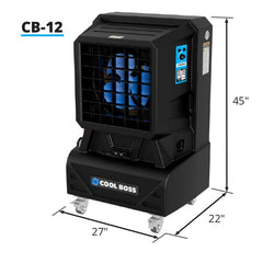 Cool Boss™ CB-12 Portable Evaporative Cooler