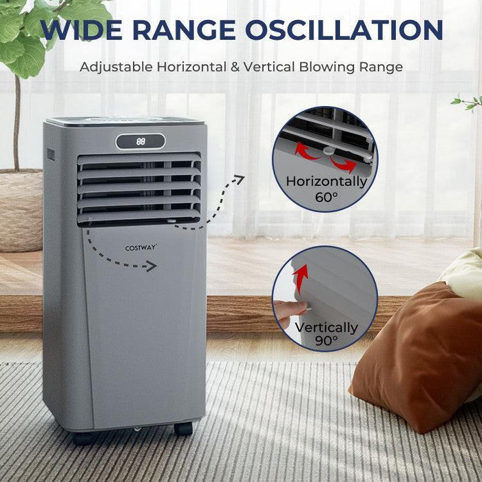 Costway 10000 BTU 4-in-1 Portable Air Conditioner with Dehumidifier and Fan Mode - FP10120US-GR-FP10120US-WH-FP10120US-DB  Mini Split Systems Direct