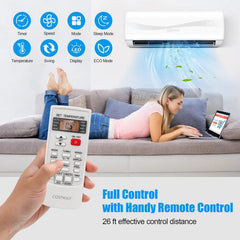 Costway 12000 BTU 17 SEER2 208-230V Ductless Mini Split Air Conditioner and Heater