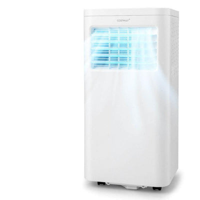 Costway 5000/6000 BTU(SACC) Portable Air Conditioner Cools 250 Sq.Ft - FP10233US-WH-FP10270US-WH  Mini Split Systems Direct