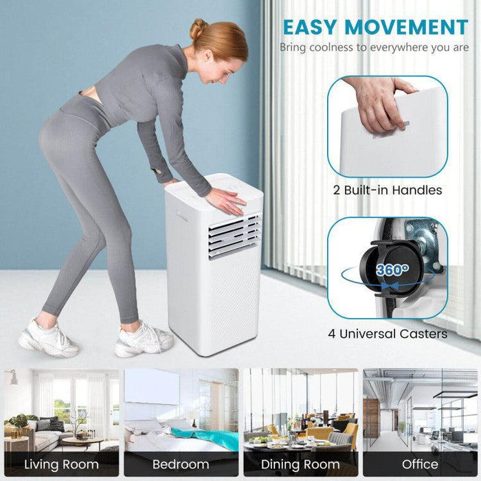 Costway 8000 BTU(Ashrae) Portable Air Conditioner Cools 250 Sq.Ft with Timer - 28795643  Mini Split Systems Direct