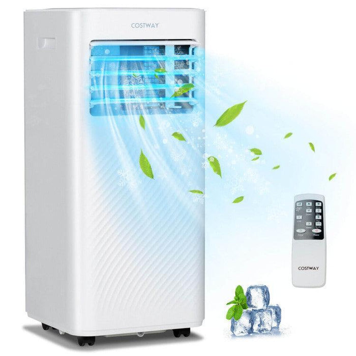 Costway 8000 BTU(Ashrae) Portable Air Conditioner Cools 250 Sq.Ft with Timer - 28795643  Mini Split Systems Direct
