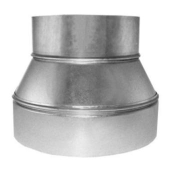 Crown Products 2651816 18" x 16" Galvanized Steel Tapered Reducer 28GA - 2651816  Mini Split Systems Direct