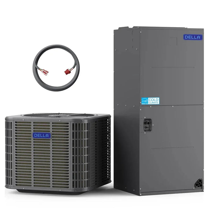 DELLA 3.91 Ton 47,000 BTU 18 SEER2 Central Ducted Two-Stage Inverter Heat Pump Split System - Multi-Position - R-454B - T-48K-I+O  Mini Split Systems Direct