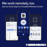 DELLA 42000 BTU Quad-Zone Ceiling Cassette Mini Split AC (9K+9K+12K+24K) - Up to 2850 Sq.Ft.