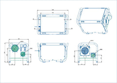 Ecor Pro EPD200 DryFan 200 Pint Desiccant Dehumidifier