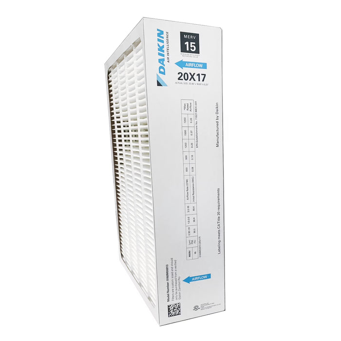 Daikin 0160M00013 MERV 15 Replacement Air Filter - 17″ × 20″ × 5″ - 0160M00013  Mini Split Systems Direct