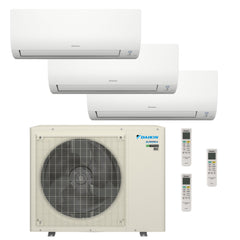 Daikin 24,000 Btu 21 SEER2 R-32 3-Zone Ductless Mini Split Heat Pump System - 7K-7K-7K - 3MXM24AVJU9 - CTXV07AVJU9 - CTXV07AVJU9 - CTXV07AVJU9  Mini Split Systems Direct