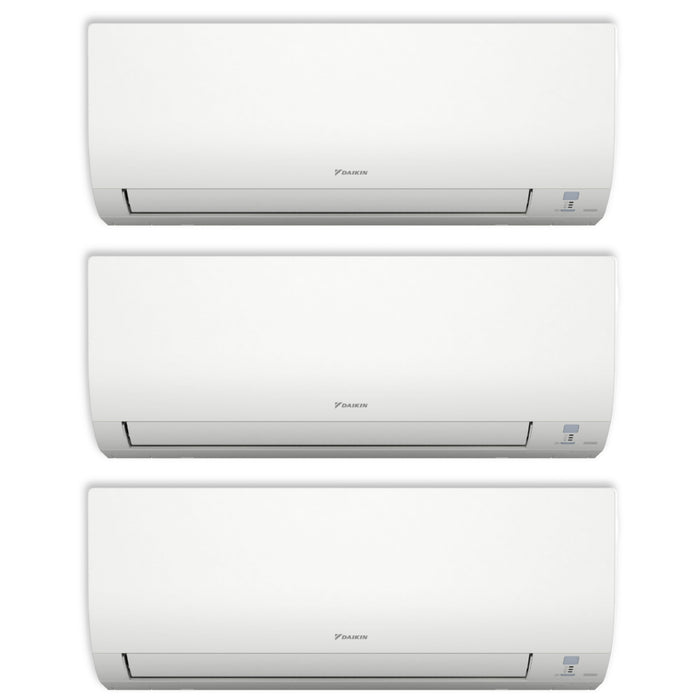 Daikin 24,000 Btu 21 SEER2 R-32 3-Zone Ductless Mini Split Heat Pump System - 7K-7K-7K - 3MXM24AVJU9 - CTXV07AVJU9 - CTXV07AVJU9 - CTXV07AVJU9  Mini Split Systems Direct