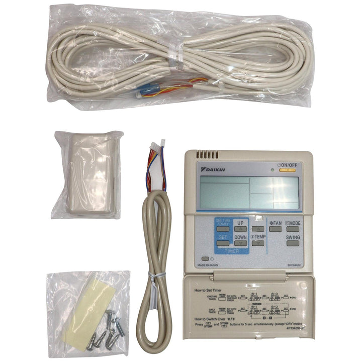 Daikin BRC944B2-A08 Wired Remote Controller Kit with 26.3 ft Shielded Wire - BRC944B2-A08  Mini Split Systems Direct