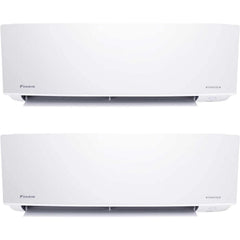 Daikin CIRRA Series 18,000 BTU 17 SEER2 2-Zone Ductless Mini Split Air Conditioner Heat Pump System 208/230V - 9K + 9K - 2MX18AXVJU / CTX09AXVJU / CTX09AXVJU  Mini Split Systems Direct