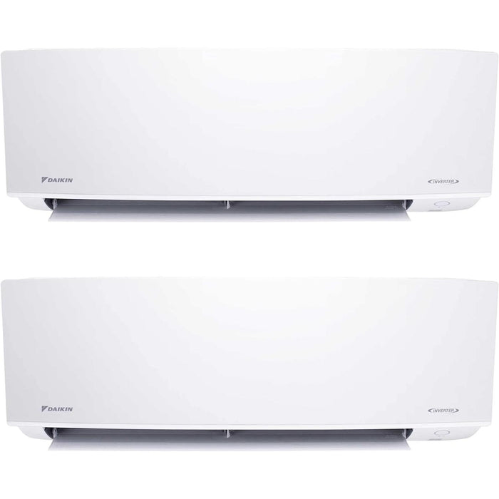 Daikin CIRRA Series 24,000 BTU 17 SEER2 2-Zone Ductless Mini Split Air Conditioner Heat Pump System 208/230V - 12K + 12K - 2MX18AXVJU / CTX12AXVJU / CTX12AXVJU  Mini Split Systems Direct