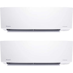Daikin CIRRA Series 24,000 BTU 17 SEER2 2-Zone Ductless Mini Split Air Conditioner Heat Pump System 208/230V - 12K + 12K