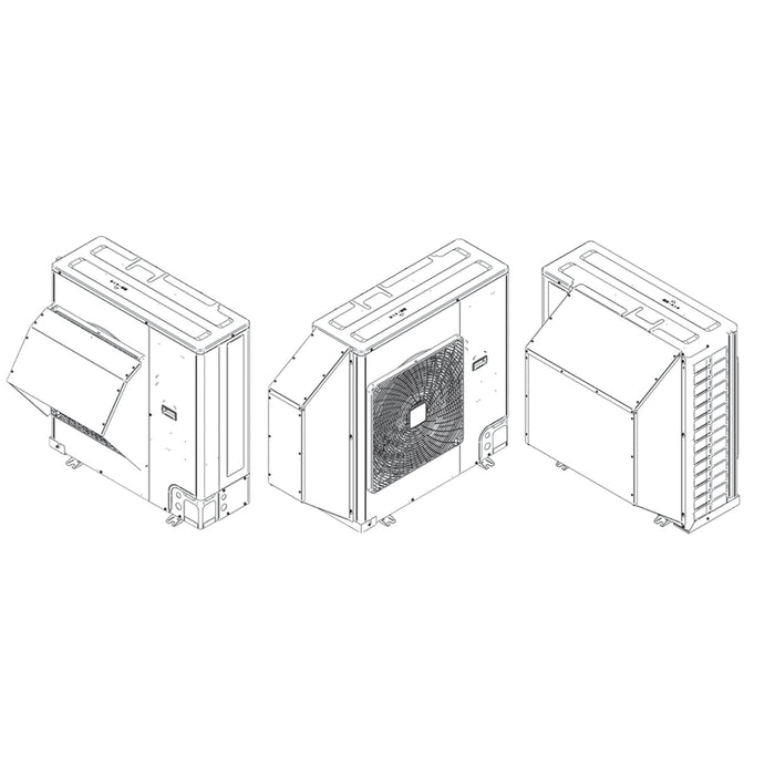 Daikin Double Fan Snow Hood/Hail Guard Kit - VRVQA-SH-DF - VRVQA-SH-DF  Mini Split Systems Direct