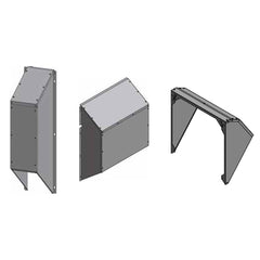 Daikin Single Fan Snow Hood/Hail Guard Kit - VRVQA-SH-SF - VRVQA-SH-SF  Mini Split Systems Direct