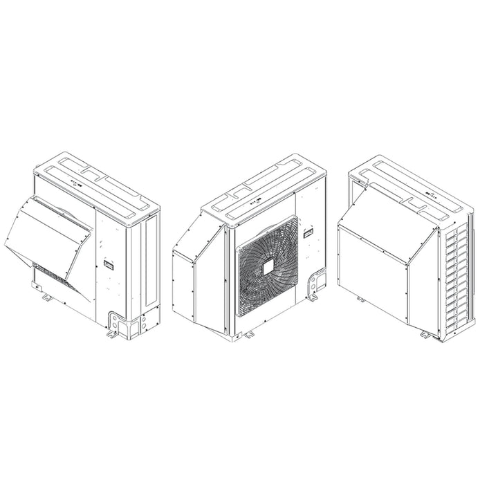 Daikin Single Fan Snow Hood/Hail Guard Kit - VRVQA-SH-SF - VRVQA-SH-SF  Mini Split Systems Direct