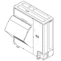 Daikin Single Fan Snow Hood/Hail Guard Kit - VRVQA-SH-SF - VRVQA-SH-SF  Mini Split Systems Direct