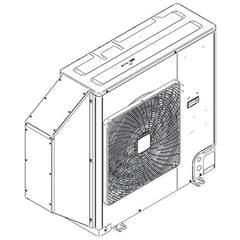 Daikin Single Fan Snow Hood/Hail Guard Kit - VRVQA-SH-SF - VRVQA-SH-SF  Mini Split Systems Direct