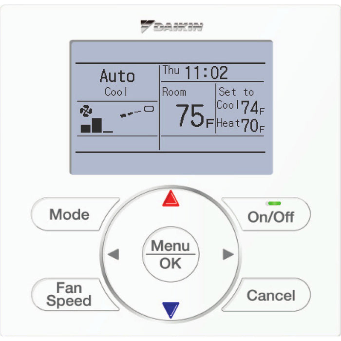 Daikin Wired Navigation Controller - BRC1E73 - BRC1E73  Mini Split Systems Direct