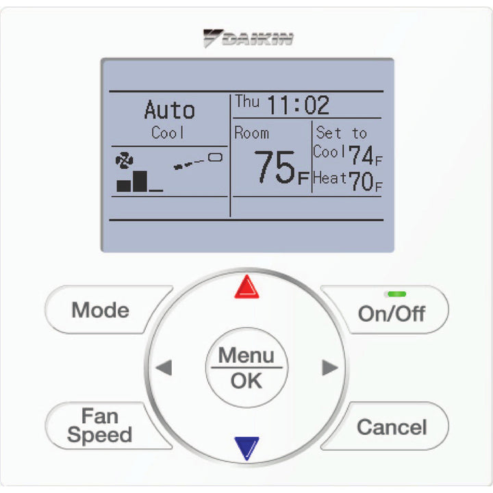 Daikin Wired Navigation Controller - BRC1E73 - BRC1E73  Mini Split Systems Direct
