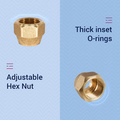 Della 16 ft Line Set Mini Split Installation Kit - 1/4" - 1/2"