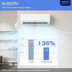 Della Motto Series 18000 BTU SEER2 17 Mini-Split Heat Pump AC - Up to 1000 Sq.Ft. - 18K2VR-17S-JA-I+O_1  Mini Split Systems Direct