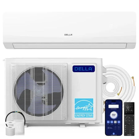 Della Serena Series 24000 BTU SEER2 22 Mini-Split Heat Pump AC - Up to 1500 Sq.Ft. - 24K2VR-22S-M-I+O  Mini Split Systems Direct