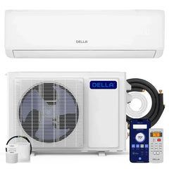 Della Vita Series 12000 BTU SEER2 21 Mini-Split Heat Pump AC - Up to 550 Sq.Ft.
