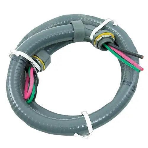 DiversiTech Electrical Whip 1/2" X 6' 10 Gauge Metallic - 84136  Mini Split Systems Direct