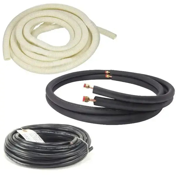 Ductless Mini Split Indoor Installation Kit - 1/4" x 3/8" Line Set - 15' - MSK143815  Mini Split Systems Direct