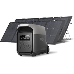 EF ECOFLOW DELTA 3 Ultra Portable Power Station with 2X220W Solar Panels, 3072Wh LiFePO4 Battery, 3600W (Surge 7200W) Output, Solar Generator for Home Use, Camping Accessories, Emergencies & RV Backup - B0FR8LQV82  Mini Split Systems Direct